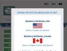 Tablet Screenshot of blueberryhillbooks.com
